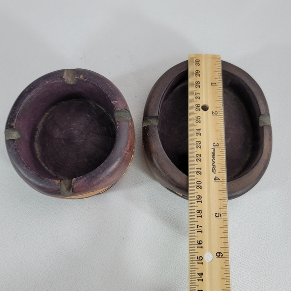 Wood Carved Ashtray - Handcrafted Africa - Picture 9 of 11